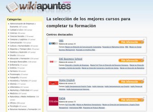 cursos_wikiapuntes_screenshot